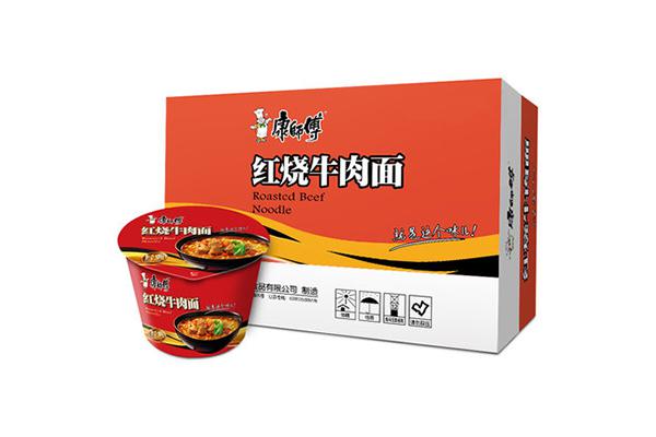 康师傅红烧牛肉桶面119g