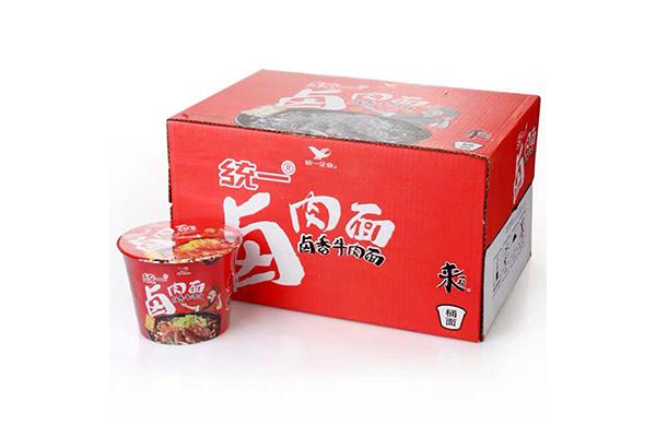 统一*卤香牛肉面115克（桶)