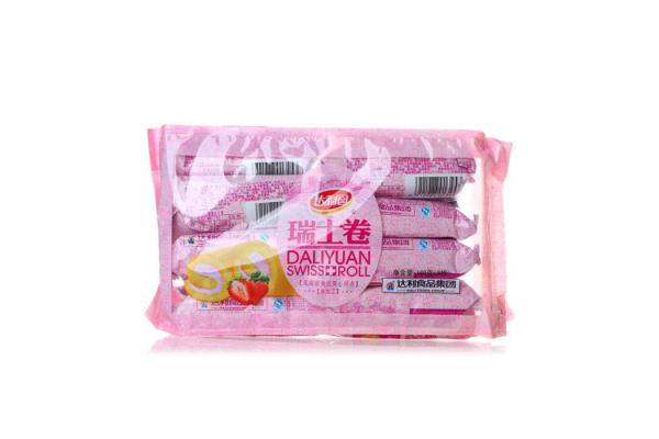 达利园*瑞士卷160g*8枚（草莓味）*新老包装随机