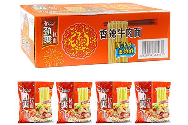 康师傅劲爽香辣牛肉袋面90g（秒杀价）