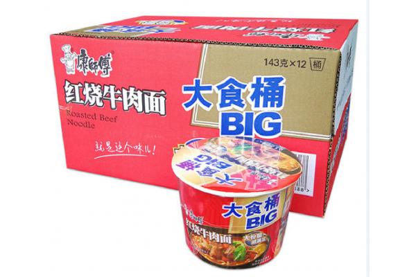 康师傅*大食桶145克（红烧牛肉面）