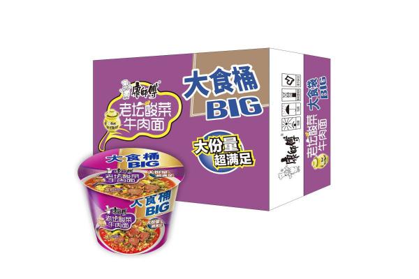 康师傅*大食桶161克（老坛酸菜牛肉面）