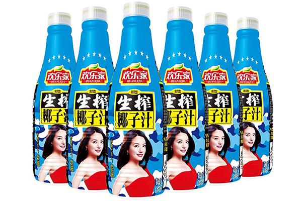 欢乐家*生榨椰子汁1.25升（蓝瓶