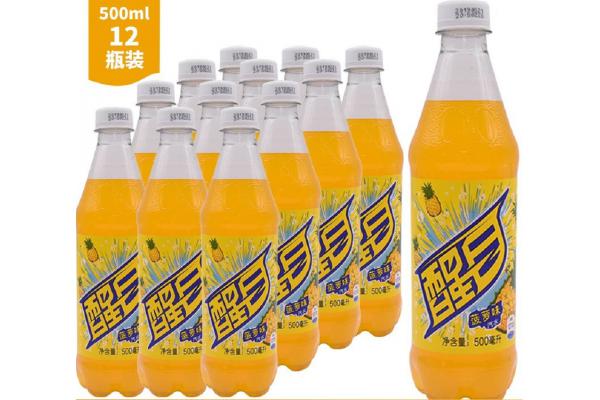 醒目汽水500毫升(菠萝味)