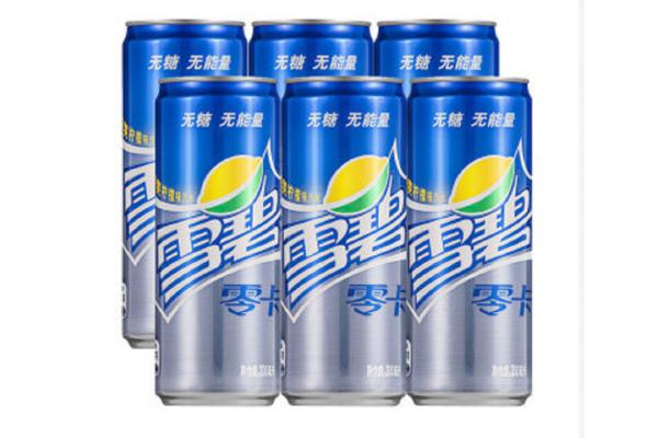 摩登罐*零卡雪碧零卡330ml