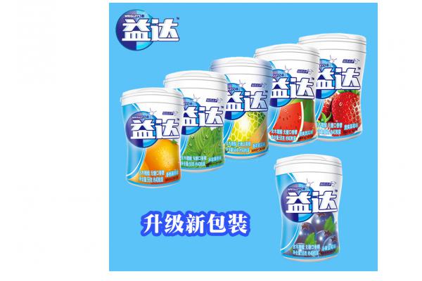 益达瓶装56g混合味（薄荷2西瓜2草莓2）