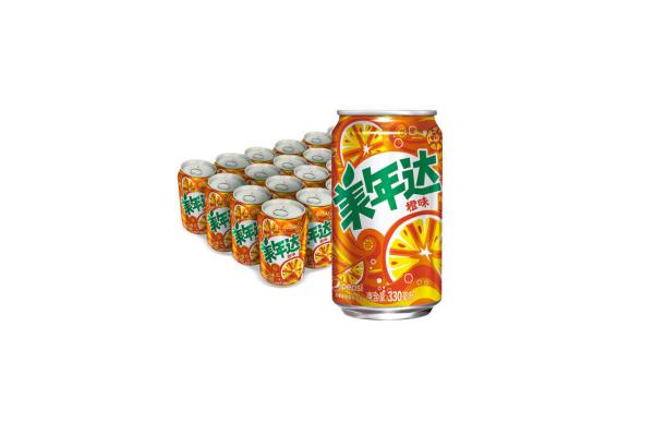 美年达330ml罐装