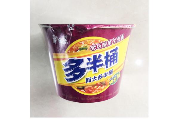 白象多半桶酸菜牛肉桶