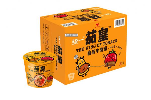 统一茄皇牛肉桶面128g