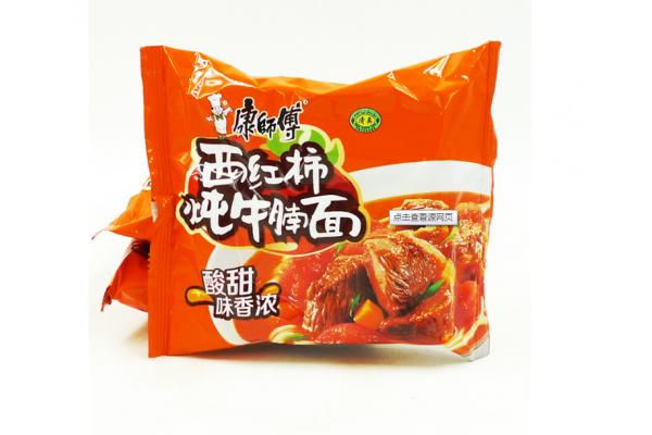 康师傅西红柿牛腩袋面85g