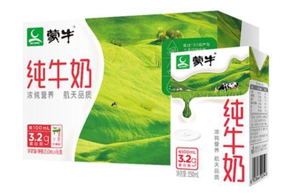 蒙牛纯牛奶盒装250ml*24盒