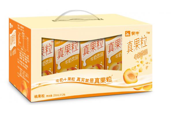 蒙牛真果粒（桃果粒）250ml*12包