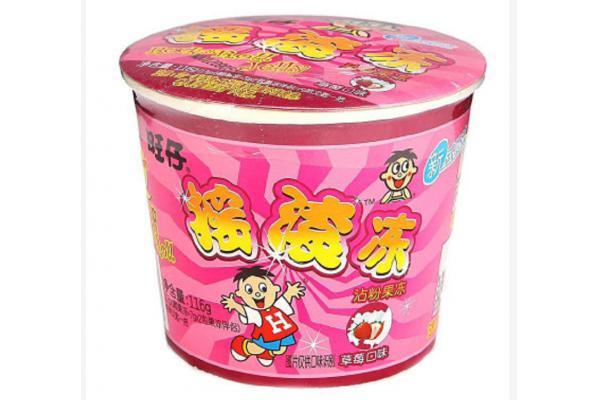 旺旺*摇滚冻132g（草莓味）