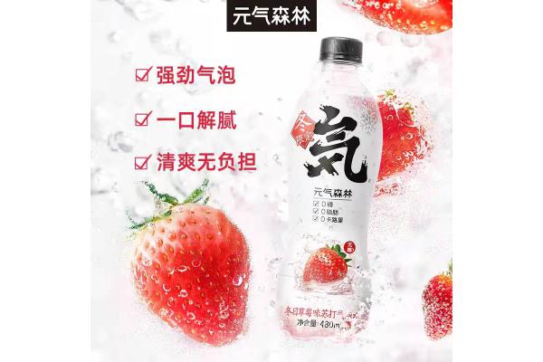 元气森林气泡水（冬日草莓味）480ml