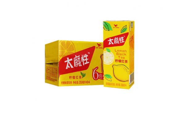 统一太魔性250毫升（柠檬红茶）味