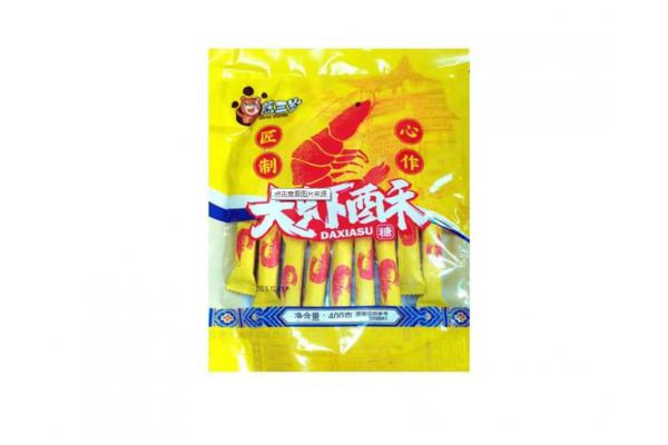 熊三岁大虾酥糖400克