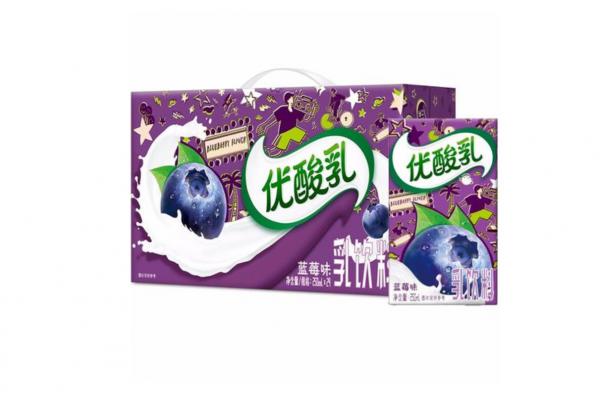 伊利优酸乳蓝莓味240ml