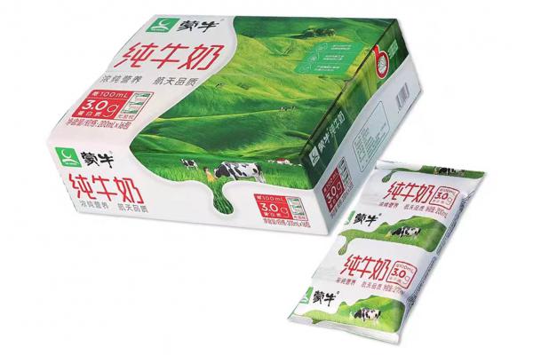 蒙牛纯牛奶240ml(袋装)3月15号日期