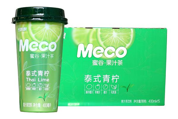 香飘飘蜜谷果汁茶泰式青柠味400ml