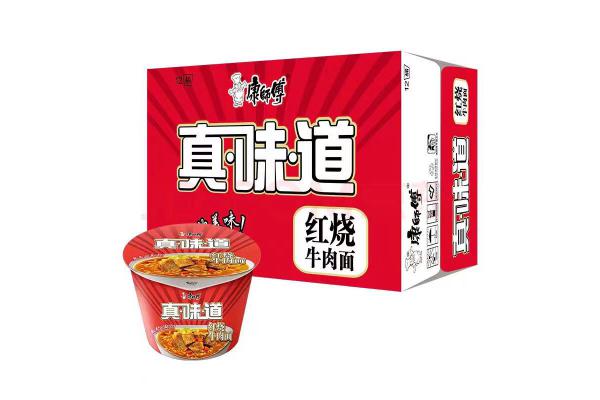 （桶装）康师傅*真味道红烧牛肉桶107克