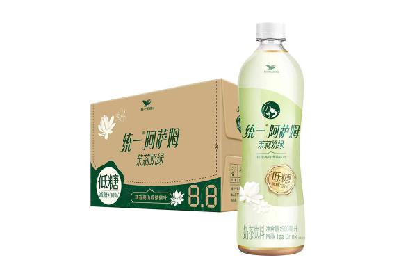 统一阿萨姆奶茶500ml（茉莉奶绿）