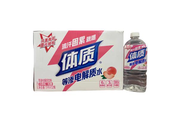 中沃*1L体质电解质水（白桃味）