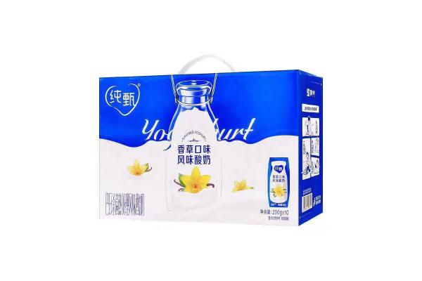 3月*蒙牛纯甄香草味200g*10盒